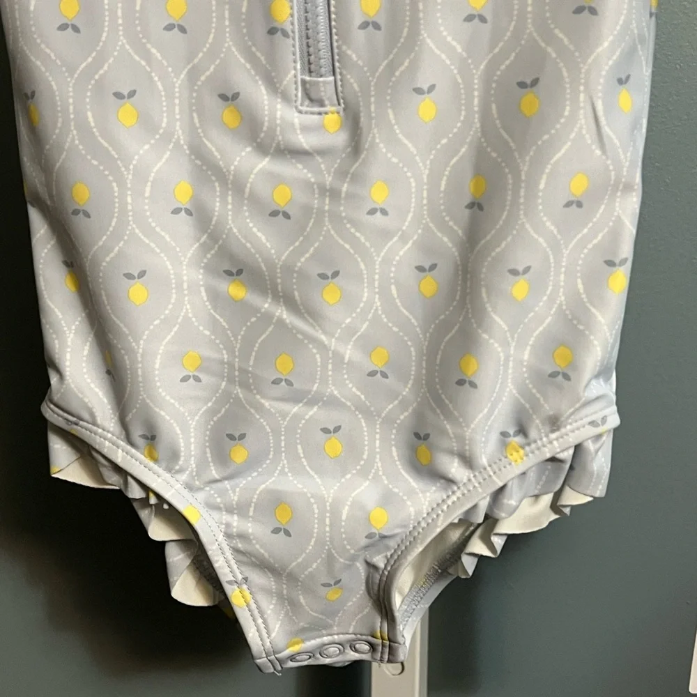 Carter’s Just One You Blue Lemon Long Sleeve Rashguard One-Piece Swimsuit NWT